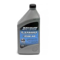 Минеральное масло Quicksilver 25W-40 для бензиновых двигателей MerCruiser, 1 л